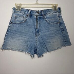 Universal Thread 90s Blue Jean Shorts High-Waisted Cut-Off Size 4R in EUC